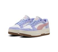 PUMA Zapatillas Rebound Femme Low Suede Mujer 37, Intense Lavender Rosy Outlook White Purple Pink