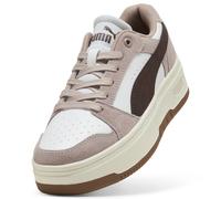 PUMA Zapatillas Rebound Femme Low Suede Mujer 39, Rose Latte Chocolate Brown White Beige