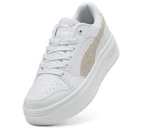 PUMA Zapatillas Rebound Femme Low Topcat Mujer 40, White Frosted Ivory Rose Latte Beige