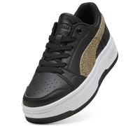 PUMA Zapatillas Rebound Femme Low Topcat Mujer 41, Black White Toasted Almond Beige