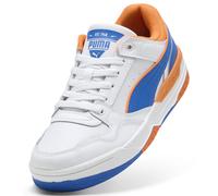 PUMA Zapatillas Rebound Retro unisex, Calzado, Blanco/Royal/Rickie Naranja, 37.5 37.5