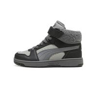 PUMA Zapatillas Rebound Slam Mid Cosy para niños, Accesoiros, Gris, 34