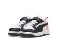 PUMA Zapatillas Rebound V6 Lo Niños 35, White Black Pink Fruit