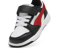 Zapatillas puma rebound v6 blanco negro infantil 22