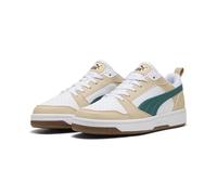 PUMA Zapatillas Rebound V6 Low 48, Toasted Almond Emerald Ice White Beige Green