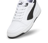 PUMA Zapatillas Rebound V6 Low, Calzado, Blanco/Negro/Negro, 37.5 37.5