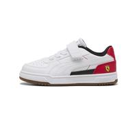 PUMA Zapatillas Scuderia Ferrari Caven III Niños 30, White Rosso Corsa Red