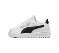 PUMA Zapatillas Shuffle Downtown Low Niños 30, White Black Gold