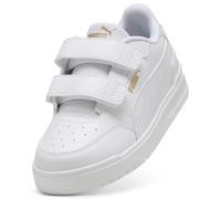 PUMA Shuffle Downtown LO V PS, Sneaker, White White Gold, 22 EU