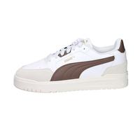 PUMA Zapatillas Shuffle Downtown Unisex 42, White Flat Bronze Vapor Gray Brown
