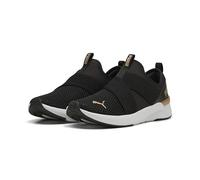PUMA Zapatillas Slip-on de Running SOFTRIDE Harli Mujer 37.5, Black White Gold