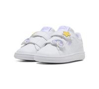 PUMA Zapatillas Smash 3.0 Badges Infantiles 26, White Light Lavender Purple
