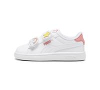 PUMA Zapatillas Smash 3.0 Badges infantiles, Calzado, Blanco, 27 27