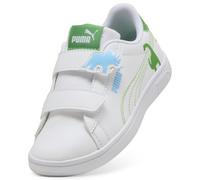 PUMA Zapatillas Smash 3.0 Dino para niÃ±os, Calzado, Blanco, 33 33