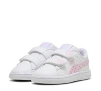 PUMA Zapatillas Smash 3.0 Hearty V INF para bebé, Color Blanco y Rosa Perla, Talla 5 UK para niños, Puma Blanco y Rosa Perla, 5 UK Child