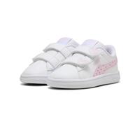 PUMA Zapatillas Smash 3.0 Hearty V INF para bebé, Color Blanco y Rosa Perla, Talla 7 UK para niños, Puma Blanco y Rosa Perla, 7 UK Child
