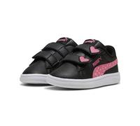 PUMA Zapatillas Smash 3.0 Hearty V INF para bebé, Color Negro y Rosa mágica, Talla 6 UK para niños, Puma Negro Magic Rose, 6 UK Child
