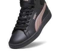 PUMA Smash 3.0 Mid Wtr, Zapatillas Unisex adulto, Black Rose Gold Metallic, 42.5 EU
