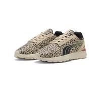 PUMA Zapatillas Softride Cosmic Animal Flair Mujer 37, Toasted Almond Black Beige