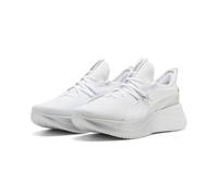 PUMA Zapatillas SOFTRIDE Sabrina Polished Chrome Mujer 40, White Silver Mist Gray Metallic