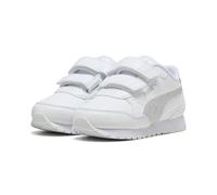 PUMA Zapatillas ST Runner v4 Glitter Niños 27, White Silver Cool Light Gray Metallic