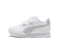 PUMA Zapatillas ST Runner v4 Glitter para niños, Calzado, Blanco, 33