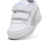 PUMA Zapatillas ST Runner v4 Glitter para niños, Calzado, Blanco/Silver/Cool Light Gris, 24 24