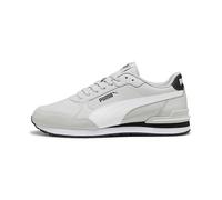 PUMA Zapatillas ST Runner v4 Leather 40 Cool Light Gray White Black ┃Zapatillas básicas Unisex para Adultos