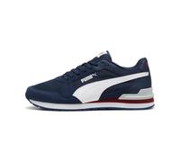 PUMA Zapatillas ST Runner v4 Mesh 44, Club Navy White Team Regal Red Platinum Gray Blue