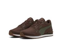PUMA Zapatillas ST Runner v4 Nylon 46, Chestnut Brown Moss Veil White Gum Green