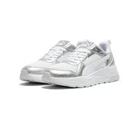 PUMA Zapatillas Trinity 2 Metallic Whisper Mujer 37, White Silver Feather Gray Metallic