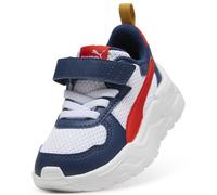 PUMA Zapatillas Trinity Lite para bebé, Calzado, Blanco/Fierce Rojo/Persian Azul, 26 26