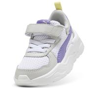 PUMA Zapatillas Trinity Lite para bebé, Calzado, Blanco/Lavender Alert/Glacial Gris, 21 21