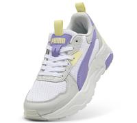 PUMA Trinity Lite Jr, Zapatillas, White Lavender Alert Glacial Gray, 38.5 EU