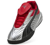 PUMA Zapatillas V-S2 Goalgetter juveniles, Calzado, Silver/Rojo, 37 37