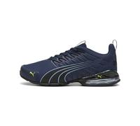 PUMA Zapatillas Voltaic Evo Cross para hombre, Club Navy-puma Black-electric Lime, 9