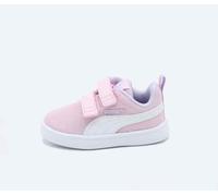 PUMA Zapatos de Niña Courtflex V2 Lona Con Rasgados Ultra Leer Zapatillas Rosa