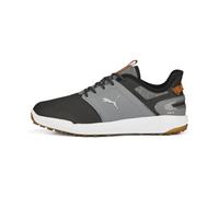 pumagolf Ignite Elevate Wide, Zapatos de Golf Hombre, Puma Black Quiet Shade Gum, 43 EU