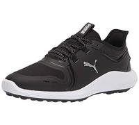 PUMA Ignite Fasten8, Zapatos de Golf Hombre, Negro Silver White, 42 EU