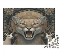 Pumas sudamericanos y Alpacas Rompecabezas para Adultos || 70x50cm/1000pcs Juegos Educativos De Decoración del Hogar
