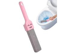 Pumice Stone With Degreasing Stick - PP | Powerfully Removes Scale Grime Yellow Stains Water Level Marks | Household Cleaning Tool For Toilet Seats Sinks Floors Mop Pools