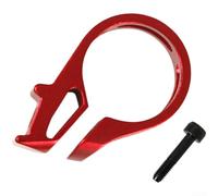 Pumixiy Abrazadera de palanca de cambios de pulgar de aleación de aluminio 22.2 mm, anillo de fijación, para Sram X9 X0 XX XO1, montaje de tornillo seguro M5, para actualización de bicicleta de