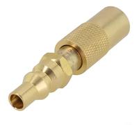 Pumixiy Adaptador de conexión rápida de gas natural propano de 1/4 pulgadas para estufa de camping al aire libre, parrilla, barbacoa, regulador de alta presión, conexión RV