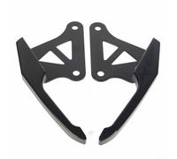 Pumixiy Aleación de aluminio Crash Bar Rear Grab Handle Tail Wing Para Mono Para MSX125 Para(Negro)