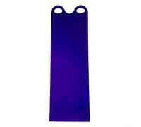 Pumixiy Alfombra enrollable con trineo de nieve, deslizador de plástico flexible de baja temperatura, con doble H para esquí y S & Dunas, equipo portátil de invierno al aire libre 137 x 42 cm (azul)
