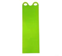 Pumixiy Alfombra enrollable con trineo de nieve, deslizador de plástico flexible de baja temperatura, con doble H para esquí y S & Dunas, equipo portátil de invierno al aire libre 137 x 42 cm (verde)