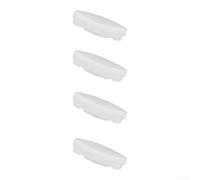 Pumixiy Almohadillas de parachoques para asiento de inodoro para modelos 1133070 1236365 TPE, material de amortiguación resistente con interfaz antideslizante de polipropileno (juego de 4)