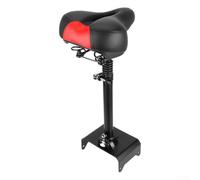 Pumixiy Asiento plegable para patinete con absorción de golpes, cómodo cojín ancho para la serie N º 9 F, sillín de altura ajustable, no requiere herramientas de instalación