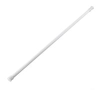 Pumixiy Barra de cortina de tensión con resorte extensible telescópica para baño, cocina, ventana, no requiere taladrar, longitud ajustable 30-50 cm, 40-70 cm, 60-110 cm, blanco (60-110 cm)