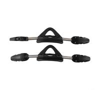 Pumixiy Black S, correas de aleta de resorte para aletas, correa de repuesto antideslizante de acero inoxidable 304 con agarre EPDM TPR, compatible con la mayoría de marcas, incluyendo Cressi Mares